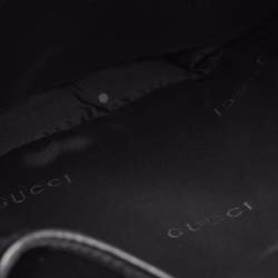 Pre Owned Gucci Black Suede and Leather Jackie O Hobo