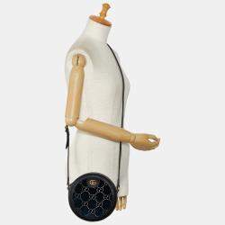 Pre Owned Gucci GG Marmont Round Velvet Crossbody Bag