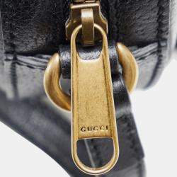 Pre Owned Gucci GG Marmont Round Velvet Crossbody Bag