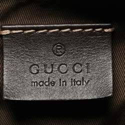 Pre Owned Gucci Beige/Brown GG Supreme Canvas Messenger Diaper Bag 