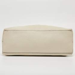 Pre Owned Gucci Off-White Leather Medium Chain Soho Shoulder Bag