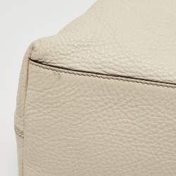 Pre Owned Gucci Off-White Leather Medium Chain Soho Shoulder Bag