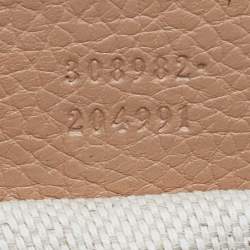 Gucci Beige Leather Medium Chain Soho Shoulder Bag