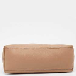 Gucci Beige Leather Medium Chain Soho Shoulder Bag