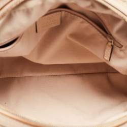 مملوكة مسبقًا Gucci Beige GG Canvas and Leather New Britt Satchel