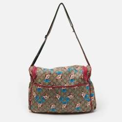 Gucci Beige/Ebony Fawn Print GG Canvas Original Baby Changing Bag