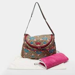 Gucci Beige/Ebony Fawn Print GG Canvas Original Baby Changing Bag