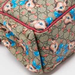 Gucci Beige/Ebony Fawn Print GG Canvas Original Baby Changing Bag
