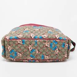 Gucci Beige/Ebony Fawn Print GG Canvas Original Baby Changing Bag