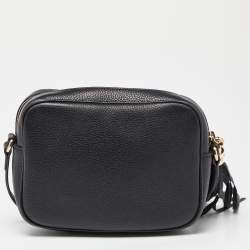 Pre Owned Gucci Black Leather Small Soho Disco Crossbody Bag