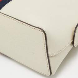 Gucci Off White Leather Small Ophidia Shoulder Bag