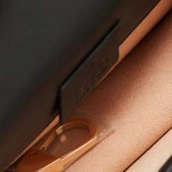 Pre Owned Gucci Black Leather Super Mini Sylvie Chain Shoulder Bag