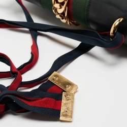 Pre Owned Gucci Black Leather Small Sylvie Shoulder Bag