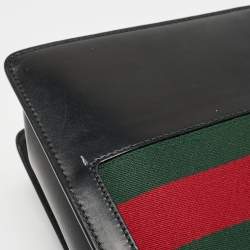 Pre Owned Gucci Black Leather Small Sylvie Shoulder Bag