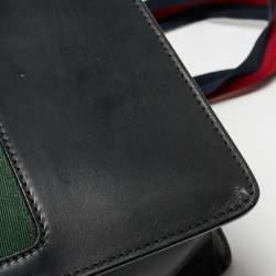 Pre Owned Gucci Black Leather Small Sylvie Shoulder Bag