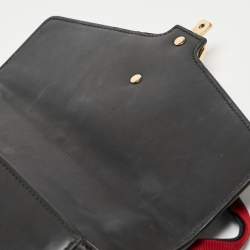 Pre Owned Gucci Black Leather Small Sylvie Shoulder Bag