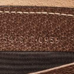 Gucci Beige/Brown GG Supreme Canvas and Leather Ophidia Crossbody Bag