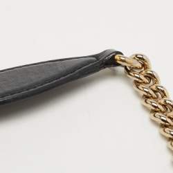Gucci Black Guccisima Leather Medium Emily Shoulder Bag