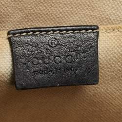 Gucci Black Guccisima Leather Medium Emily Shoulder Bag