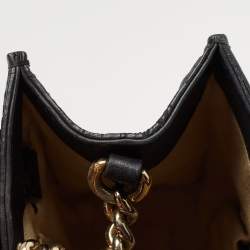 Gucci Black Guccisima Leather Medium Emily Shoulder Bag