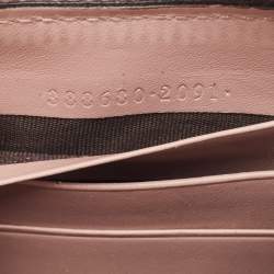 Gucci Beige Guccissima Leather Zip Around Continental Wallet