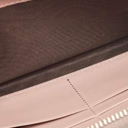 Gucci Beige Guccissima Leather Zip Around Continental Wallet