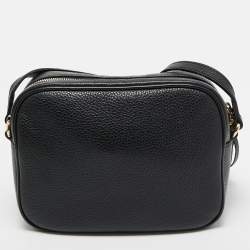 Gucci Black Leather Small Soho Disco Shoulder Bag