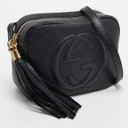 Gucci Black Leather Small Soho Disco Shoulder Bag