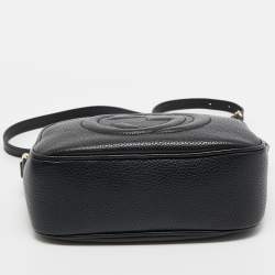 Gucci Black Leather Small Soho Disco Shoulder Bag