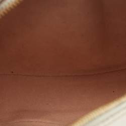 Gucci Off White Leather Mini Ophidia Round Shoulder Bag