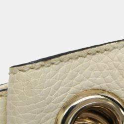 Gucci Cream Leather Soho Chain Tote Bag 