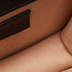 Pre Owned Gucci Tri Color GG Supreme Canvas and Leather Osiride Small Shoulder Bag