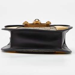 Pre Owned Gucci Tri Color GG Supreme Canvas and Leather Osiride Small Shoulder Bag