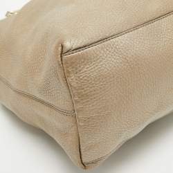 Gucci Gold Leather Medium Soho Chain Tote
