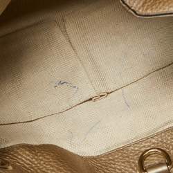 Gucci Gold Leather Medium Soho Chain Tote