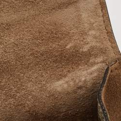 Pre Owned Gucci Beige/Ebony GG Supreme Canvas and Suede Mini Dionysus Shoulder Bag