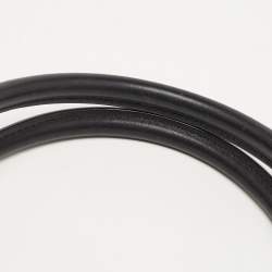 Pre Owned Gucci Black Microguccissima Leather Large Dome Satchel