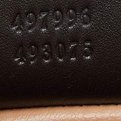 Pre Owned Gucci Brown Watersnake Leather Osiride Top Handle Bag