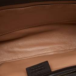 Pre Owned Gucci Brown Watersnake Leather Osiride Top Handle Bag