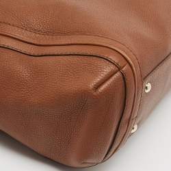 Pre Owned Gucci Brown Leather Large Bella Hobo
