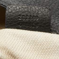 Gucci Black Leather Medium Soho Shoulder Bag