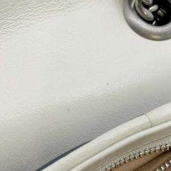 Pre Owned Gucci Blue Leather GG Marmont Shoulder Bag