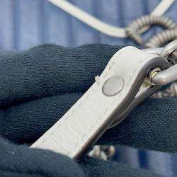 Pre Owned Gucci Blue Leather GG Marmont Shoulder Bag