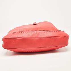 Gucci Coral Red Leather Large New Jackie Hobo