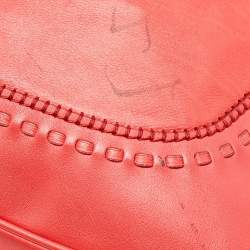 Gucci Coral Red Leather Large New Jackie Hobo