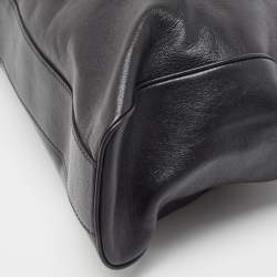 مملوكة مسبقًا Gucci Black Leather XL Re(Belle) Weekender