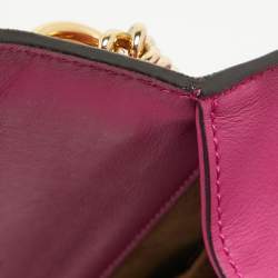 Pre Owned حقيبة كتف غوتشي جلد غوتشيسيما أخضربقفل صغيرة