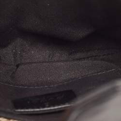 Pre Owned Gucci Tri Color GG Canvas and Leather Horsebit Chain Pochette