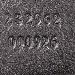 Pre Owned Gucci Black Guccissima Leather Medium GG Twins Hobo