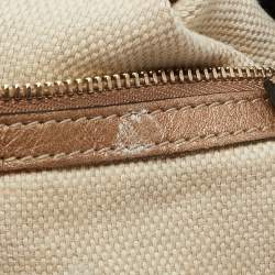 Pre Owned Gucci Beige Python Medium Chain Soho Shoulder Bag